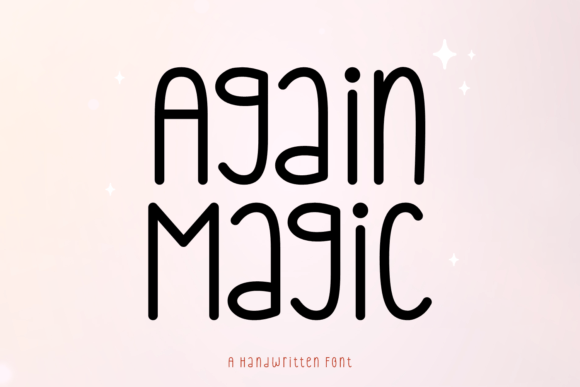 Again Magic: A Playful Script Font for Modern Web Design