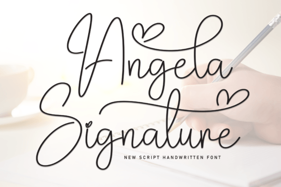 Angela Signature Font: Elevating Small Business Branding