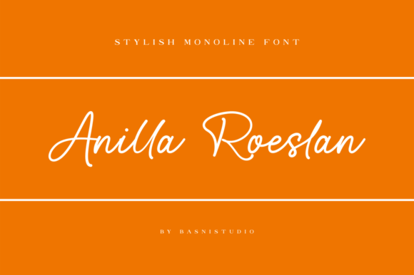 Anilla Roeslan Font: Elevating Campaign Visuals