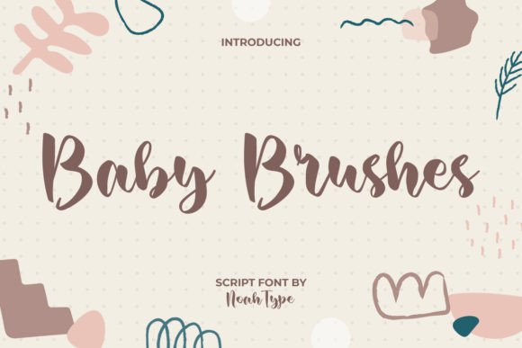 Baby Brushes: A Cheerful Script Font for Scroll-Stopping Brand Visuals