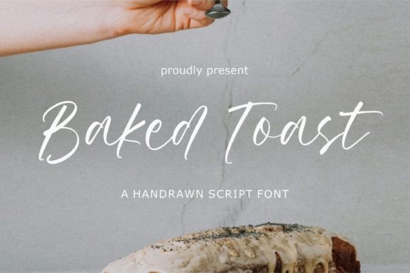 Baked Toast Font: A Handdrawn Script for Branding