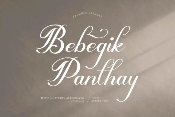 Bebegik Panthay: A Script Font That Elevates Campaign Visuals