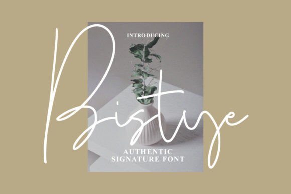 Bistye: A Signature Script That Elevates Editorial Design