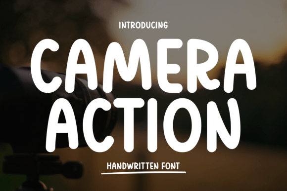Camera Action: The Handwritten Font That Elevates Campaign Visuals