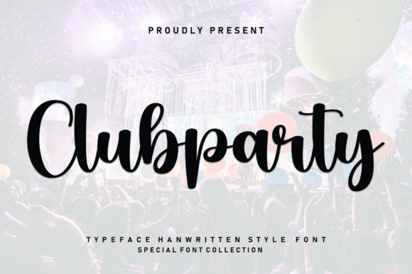 Clubparty: A Handwritten Font with Editorial Elegance