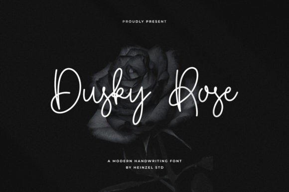 Dusky Rose Font: Elegant Script for Editorial Design