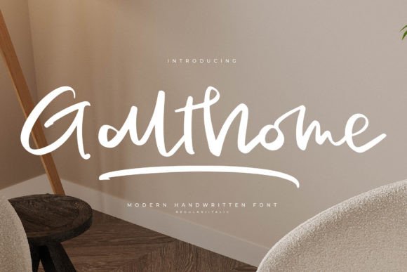 Galthome Font: Elevating Handmade Labels & Stationery