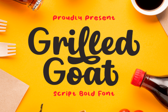 Grilled Goat Font: Elegant Script for Editorial Design