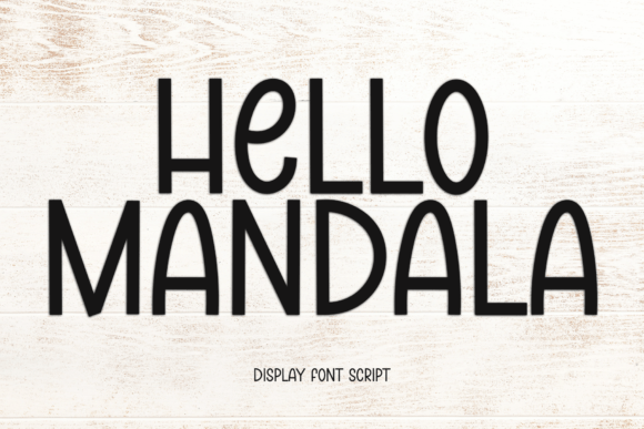 Hello Mandala Font for Elegant Web Design