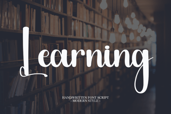 Learning Font: A Modern Handwritten Typeface for Editorial Design
