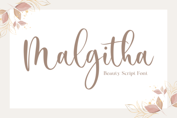 Malgitha Font: Elegant Script for Digital Design