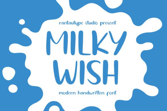 Milky Wish Font: Elegant Script for Handmade Labels