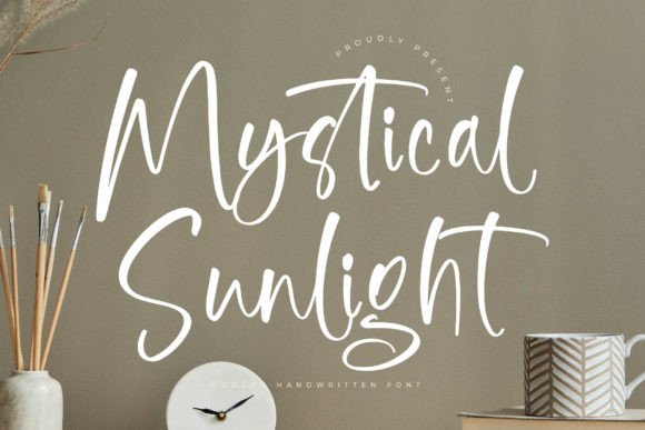 Mystical Sunlight: A Luxurious Script Font for Modern Web Design