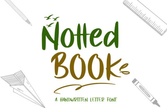 Notted Book Font: Cheerful Typography for Editorial Design