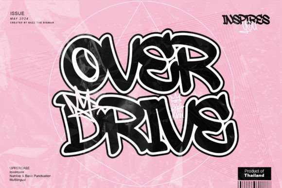 Overdrive Font: Bold Branding for Urban Businesses