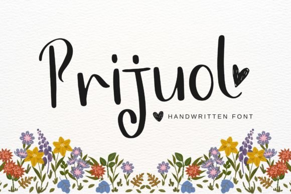 Prijuol: A Playful Typeface for Digital Design and Web Branding