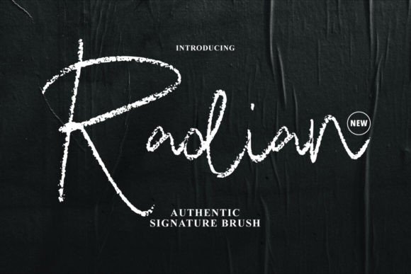 Radian: A Designer’s Take on This Stylish Script Font