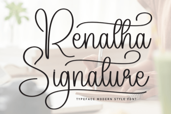 Renatha Signature Font for High-Impact Marketing