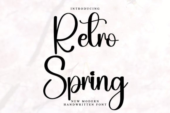 Retro Spring Font: Elevating Editorial Design