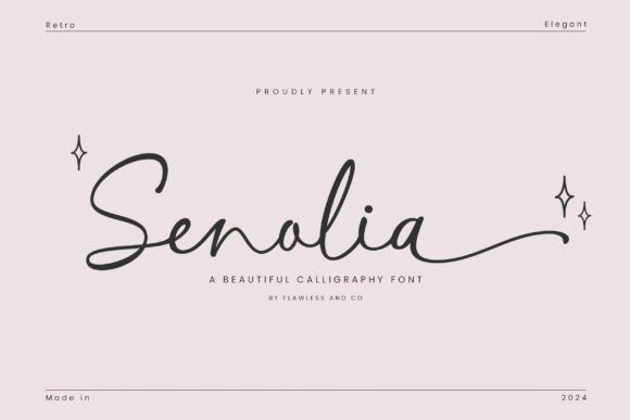 Senolia: A Premium Script Font That Elevates Small Business Branding