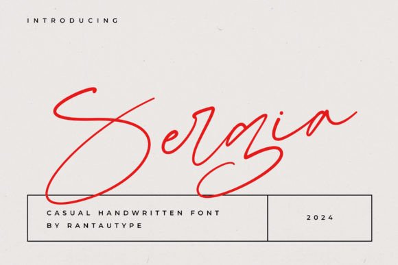 Sergia: A Designer’s Take on Modern Script