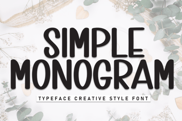 Simple Monogram: A Handwritten Font That Elevates Digital Design