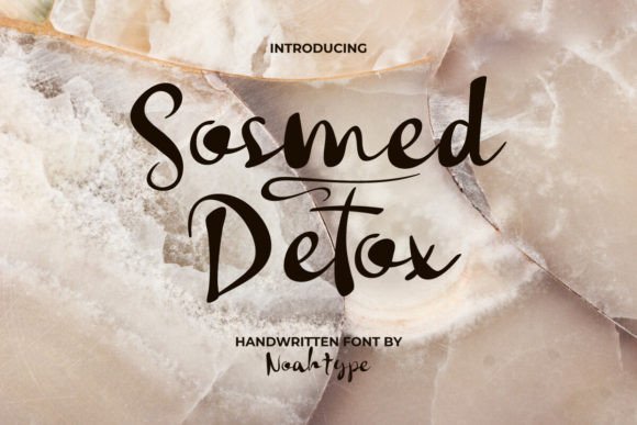 Socmed Detox: A Bold Script Font for Impactful Digital Marketing